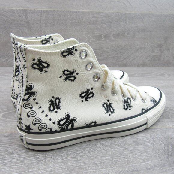 Converse Chuck Taylor All Star HI Paisley Sneakers Womens Size 8.5 NEW - Picture 7 of 16